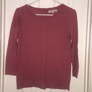 2 Ann Taylor Loft 3/4 sleeve sweaters